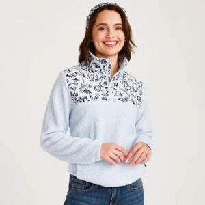 Nwot Vera Bradley Teddy Fleece Pullover Size Xl